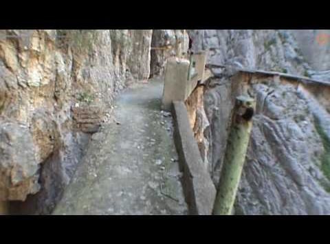 El camino del Rey, El Chorro, Andalusia, Spagna