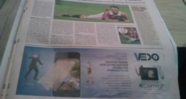 Comelit Vedo sulla Gazzetta dello sport